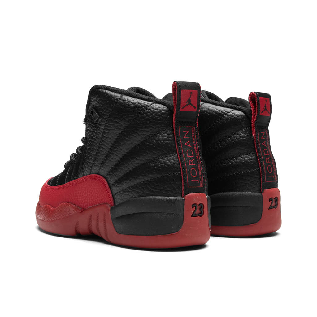 Air Jordan 12 Retro 'Flu Game' (PS) - Black/Varsity Red