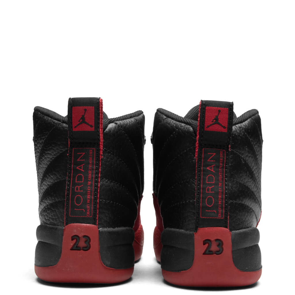 Air Jordan 12 Retro 'Flu Game' (PS) - Black/Varsity Red