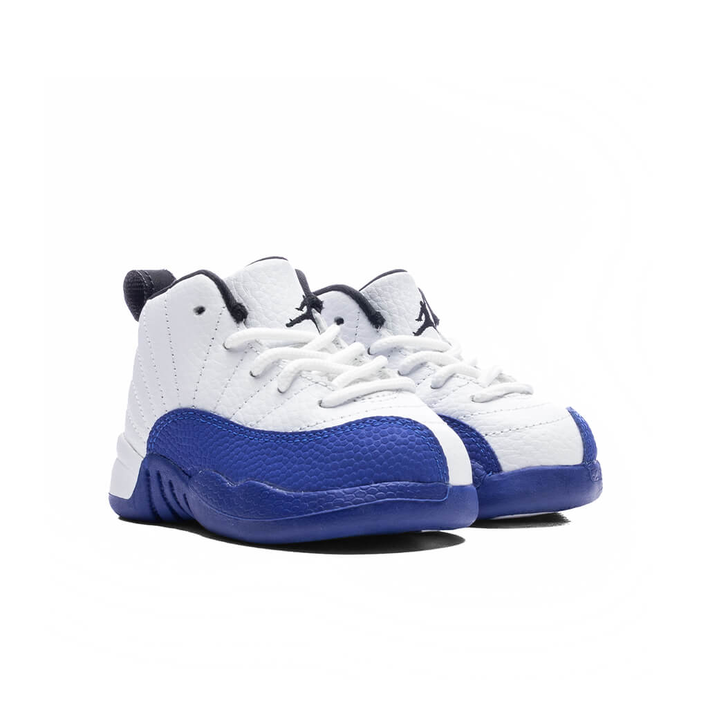 Air Jordan 12 Retro (PS) 'Blueberry' - White/Black/Game Royal
