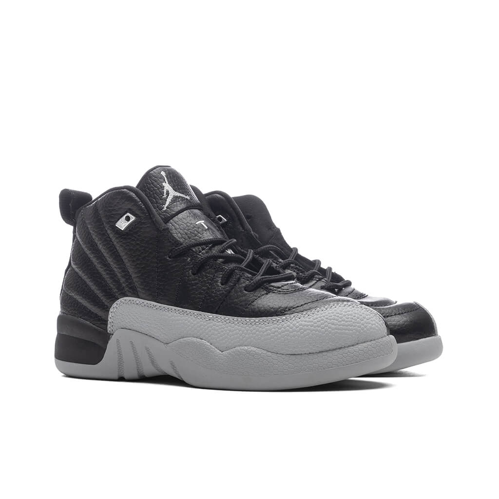 Air Jordan 12 Retro (PS) Barons - Black/Wolf Grey/White