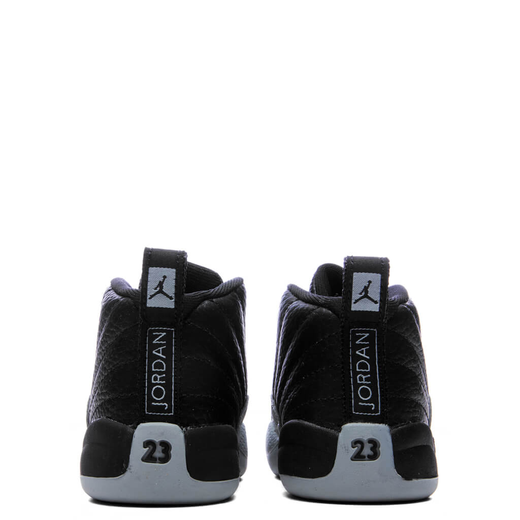 Air Jordan 12 Retro (TD) Barons - Black/Wolf Grey/White
