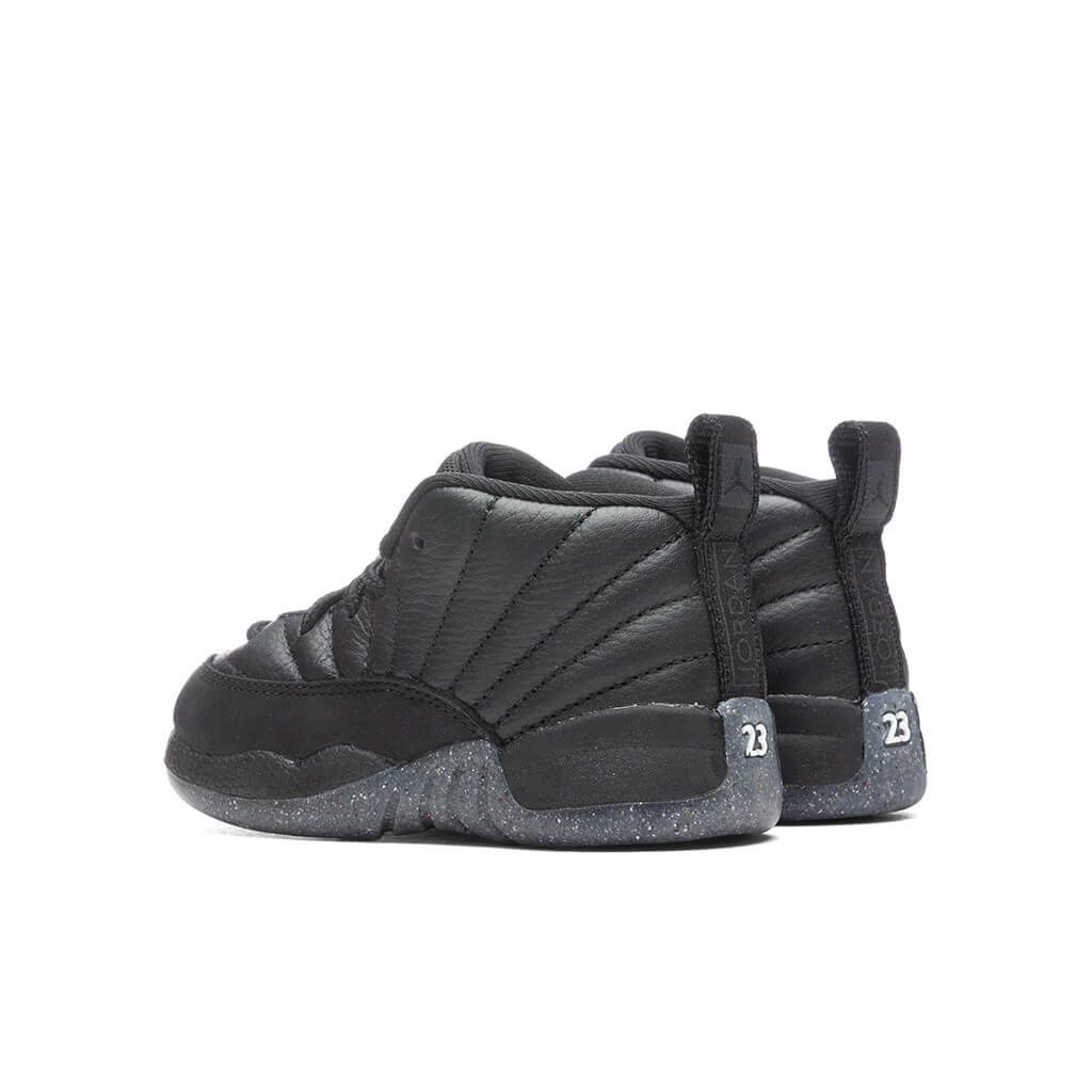 Air Jordan 12 Retro (TD) 'Utility' - Black/Bright Crimson