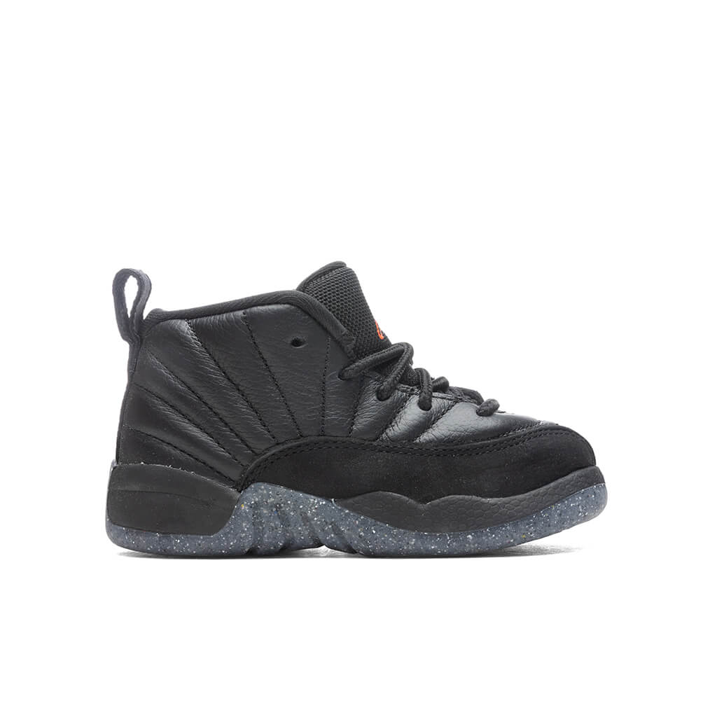 Air Jordan 12 Retro (TD) 'Utility' - Black/Bright Crimson