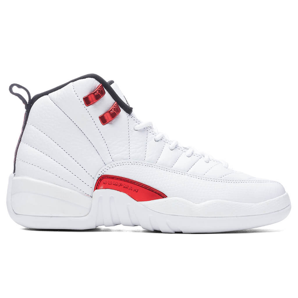 Air Jordan 12 Retro (GS) "Twist" - White/University Red