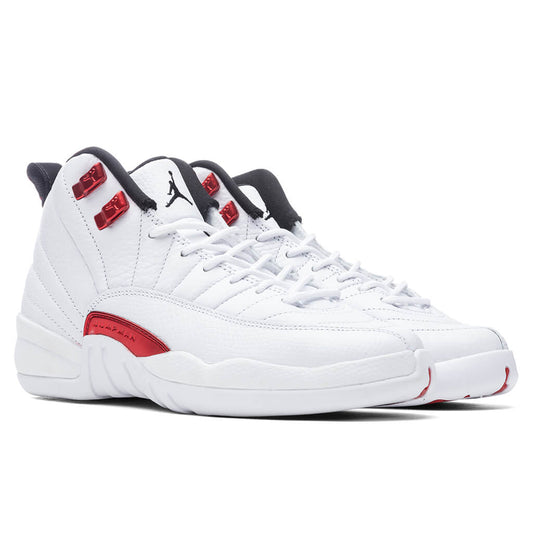Air Jordan 12 Retro (GS) "Twist" - White/University Red