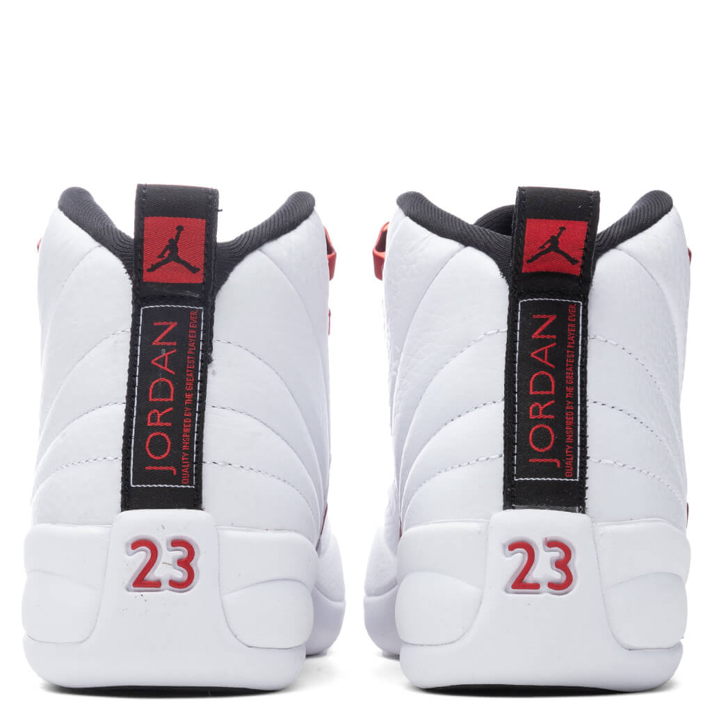 Air Jordan 12 Retro (GS) "Twist" - White/University Red