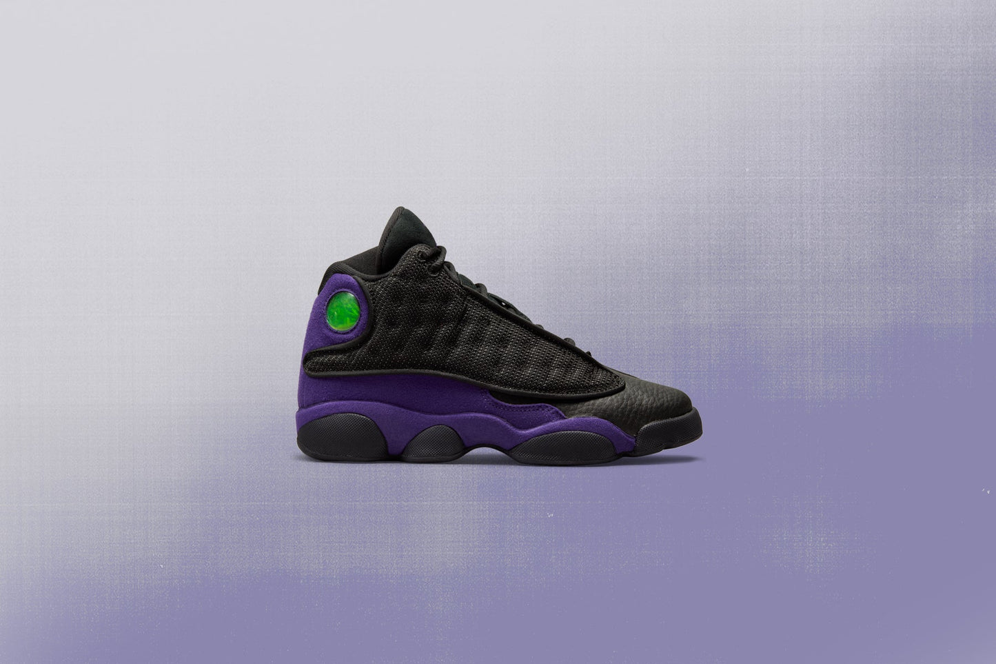 Air Jordan 13 Retro (GS) 'Court Purple' - Black/Court Purple/White