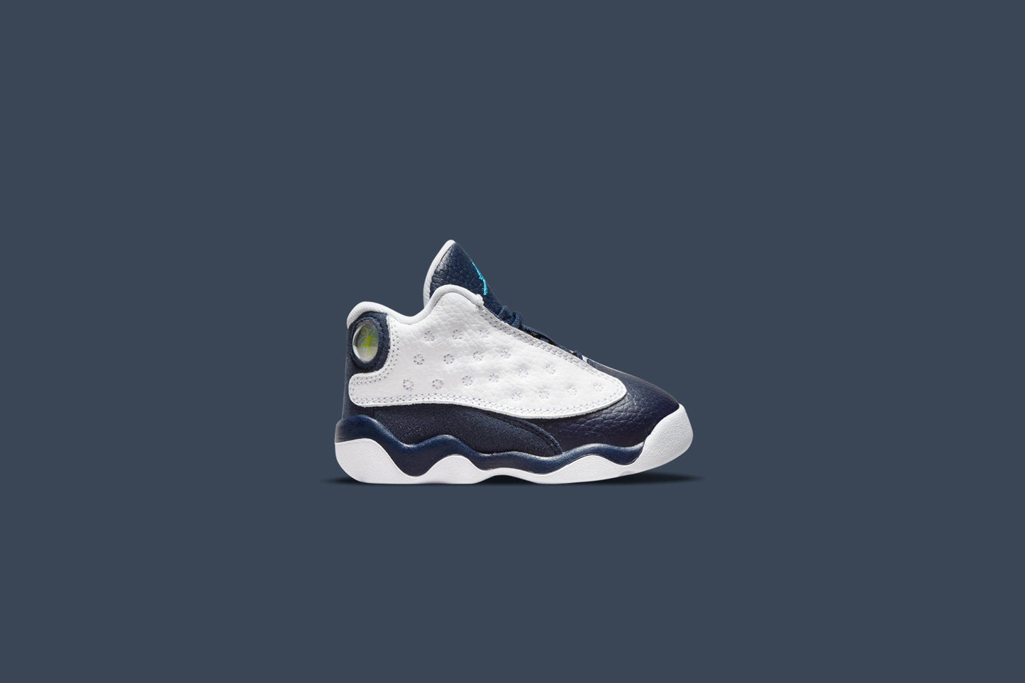 Air Jordan 13 Retro (TD) 'Obsidian' - White/Dark Powder Blue