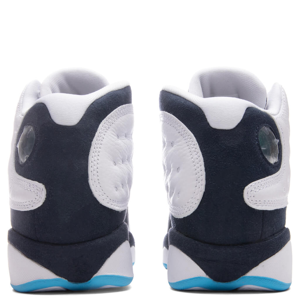 Air Jordan 13 Retro (GS) 'Obsidian' - White/Dark Powder Blue