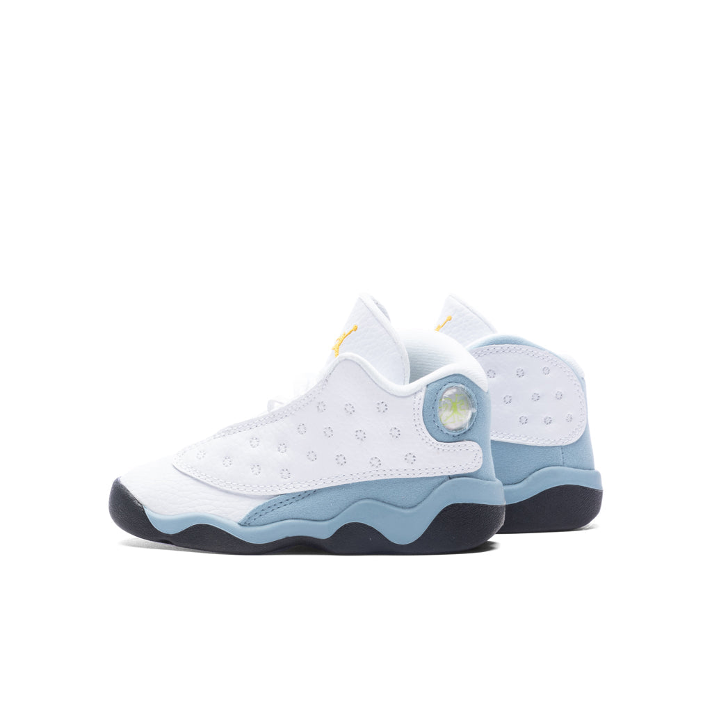 Air Jordan 13 Retro (TD) - White/Yellow Ochre/Blue Grey
