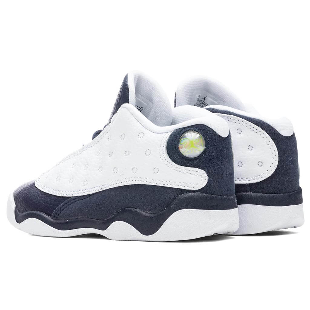 Air Jordan 13 Retro (TD) 'Obsidian' - White/Dark Powder Blue
