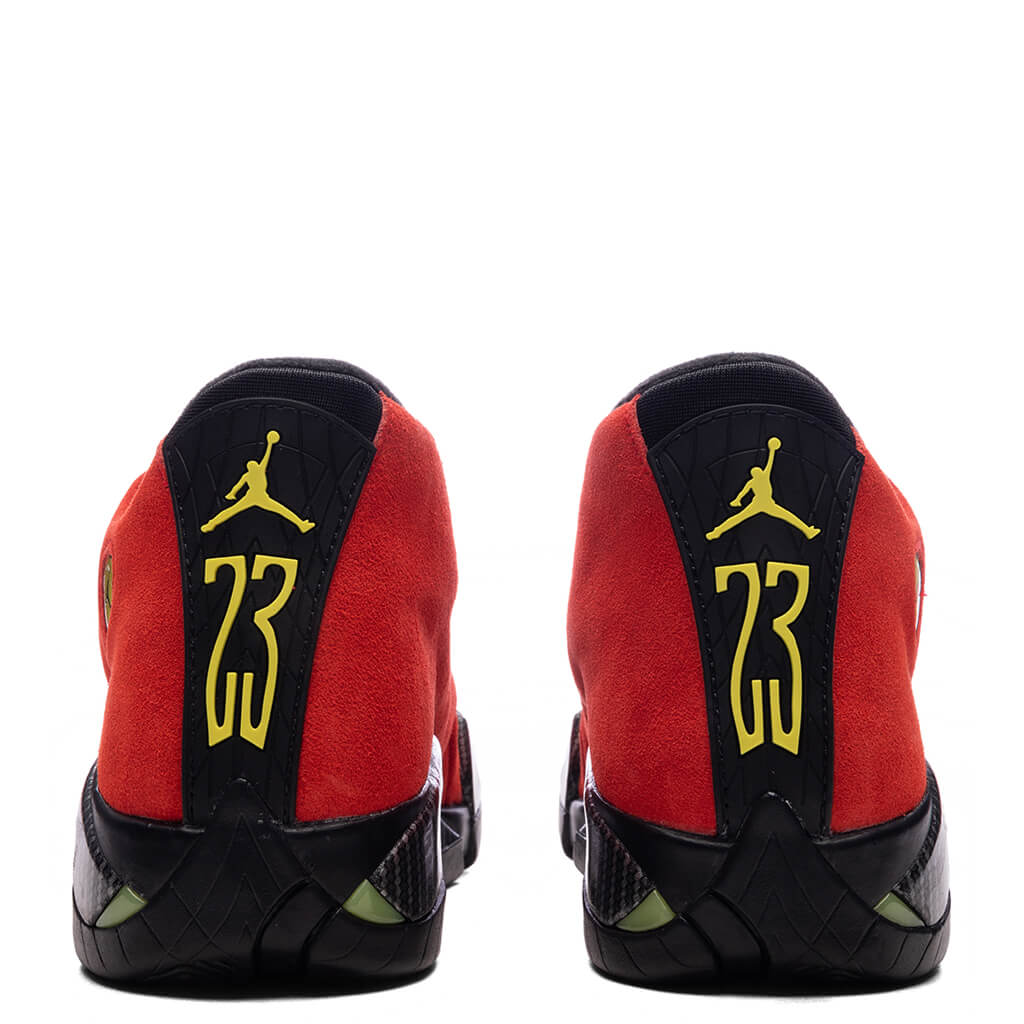 Air Jordan 14 Retro (GS) 'Ferrari' - Challenge Red/Vibrant Yellow/Black