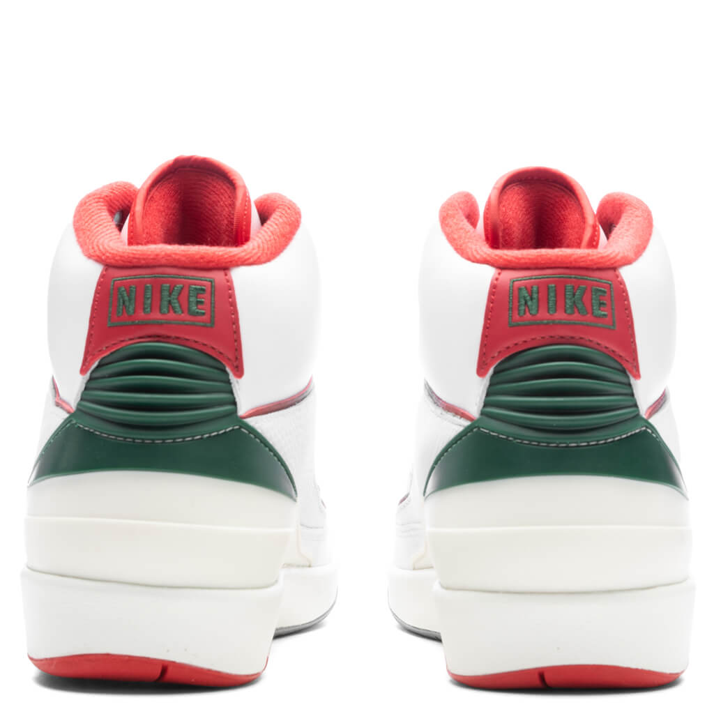 Air Jordan 2 Retro 'Italy' - White/Fire Red