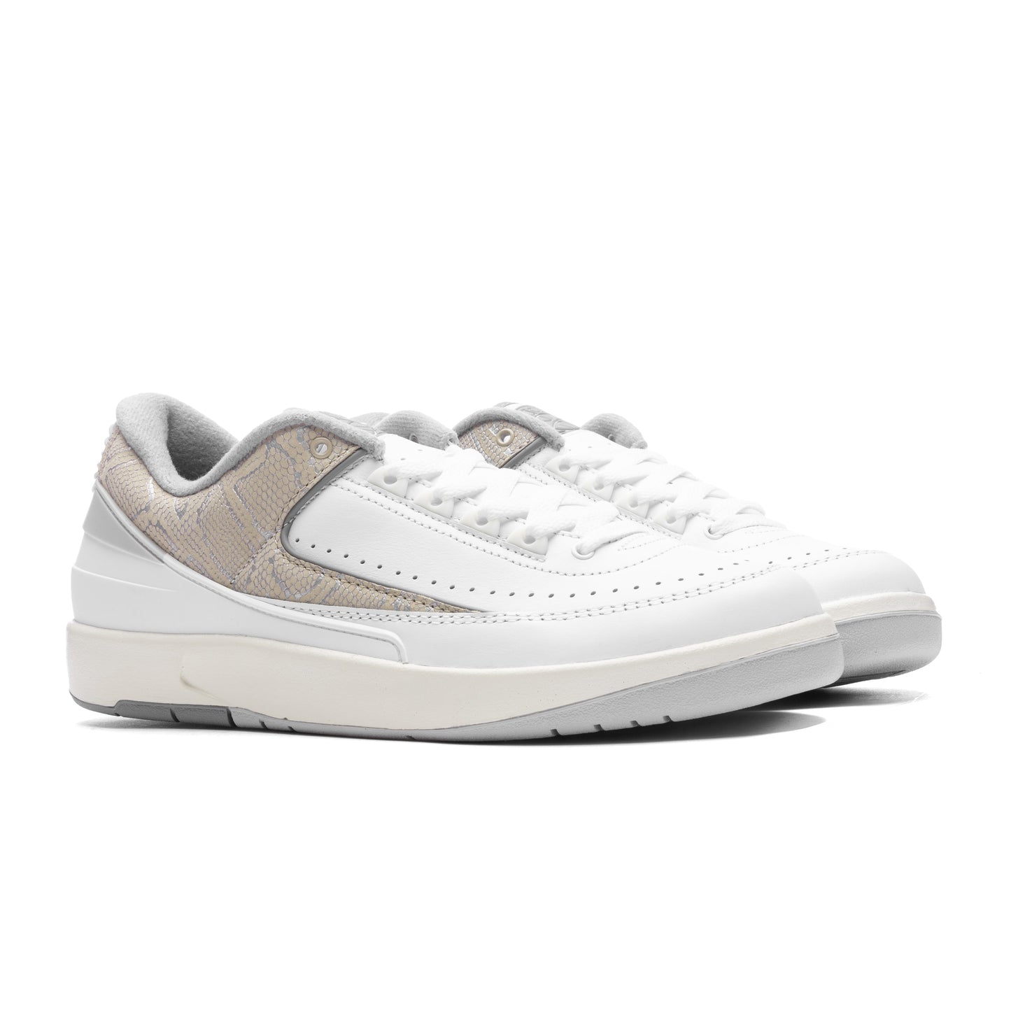 Air Jordan 2 Retro Low 'Python' - White/Cement Grey/Sanddrift