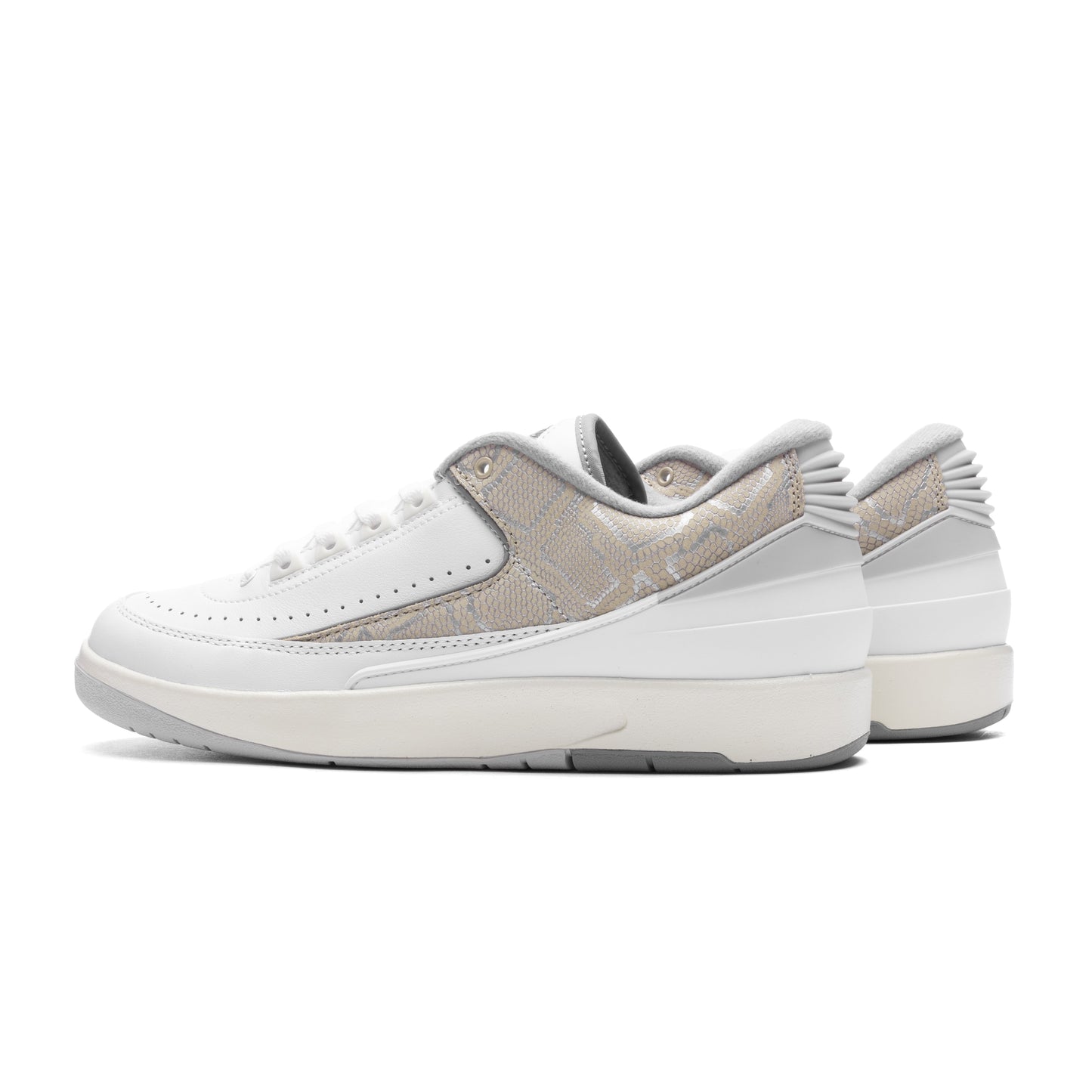 Air Jordan 2 Retro Low 'Python' - White/Cement Grey/Sanddrift