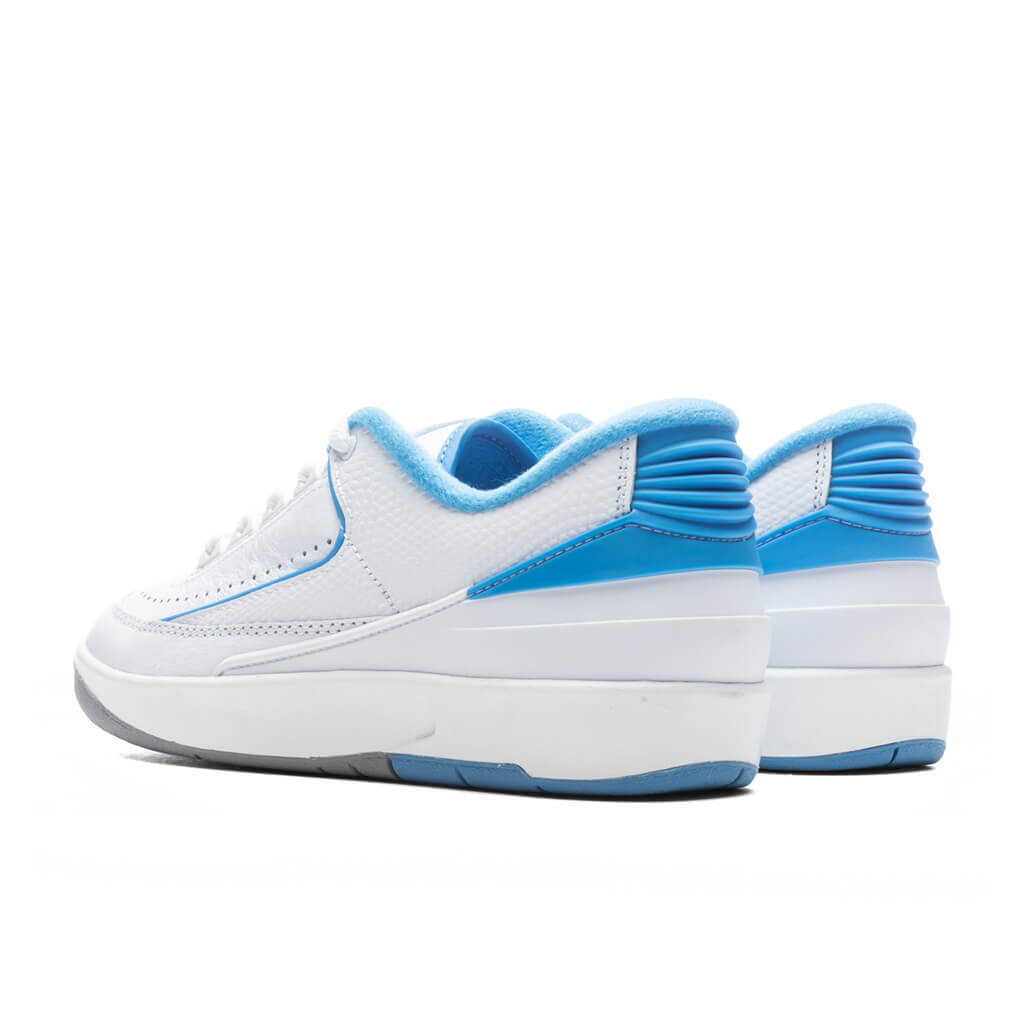 Air Jordan 2 Retro Low (GS) - White/University Blue/Cement Grey