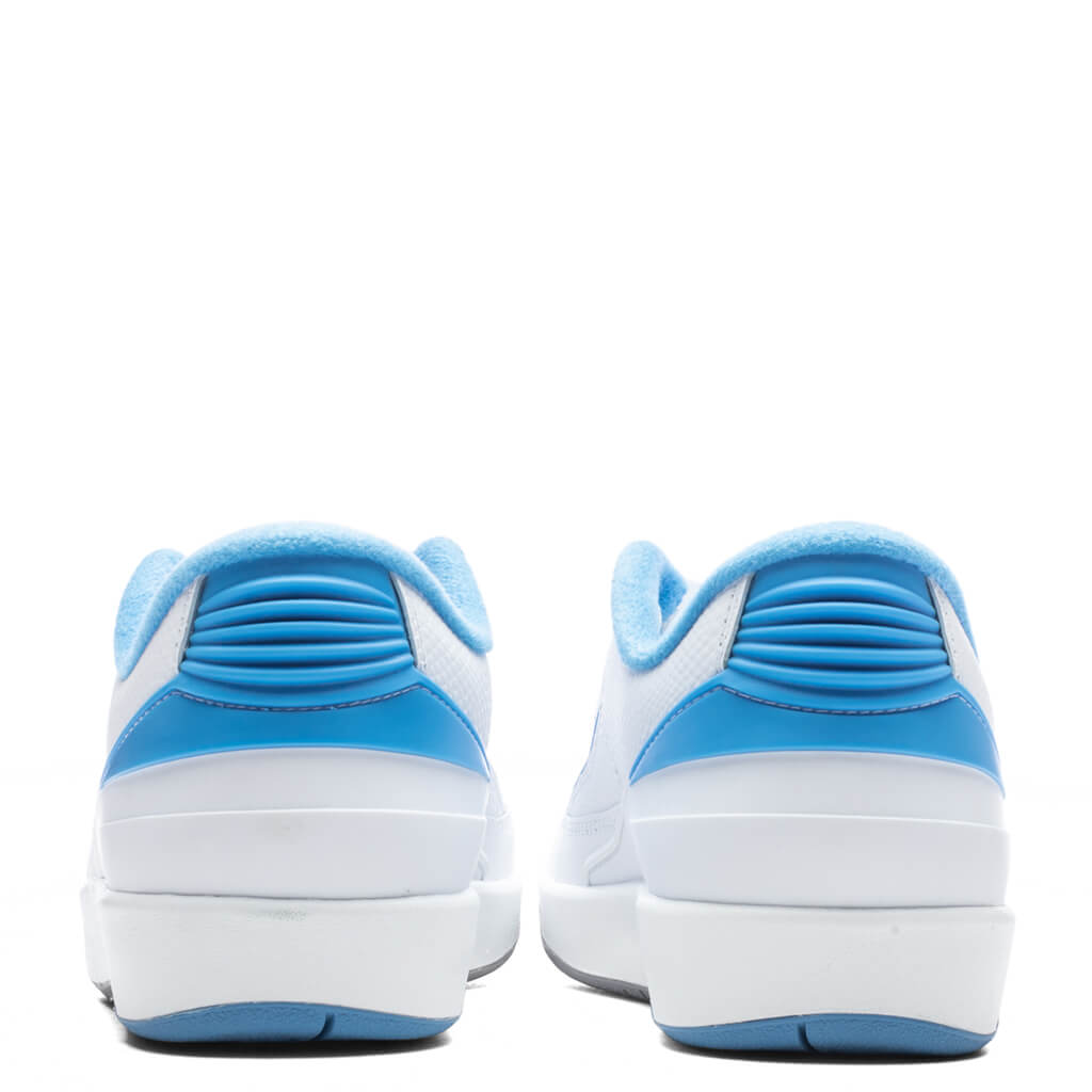 Air Jordan 2 Retro Low (GS) - White/University Blue/Cement Grey