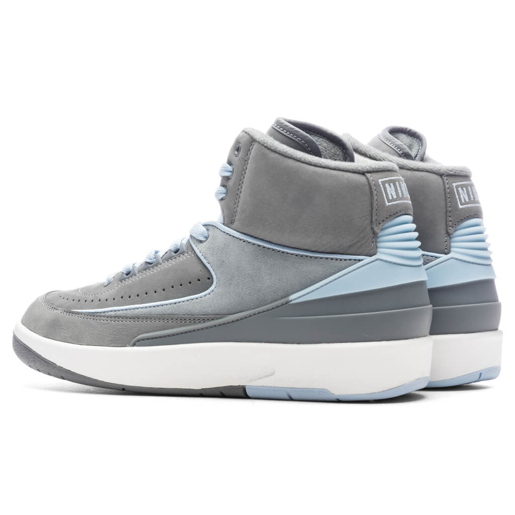 Women's Air Jordan 2 Retro - Cool Grey/Ice Blue