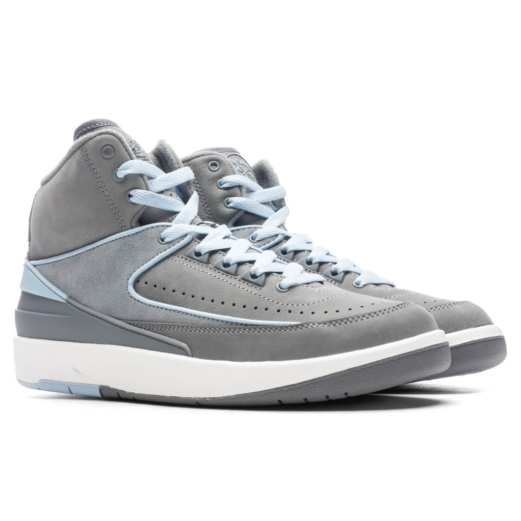Women's Air Jordan 2 Retro - Cool Grey/Ice Blue