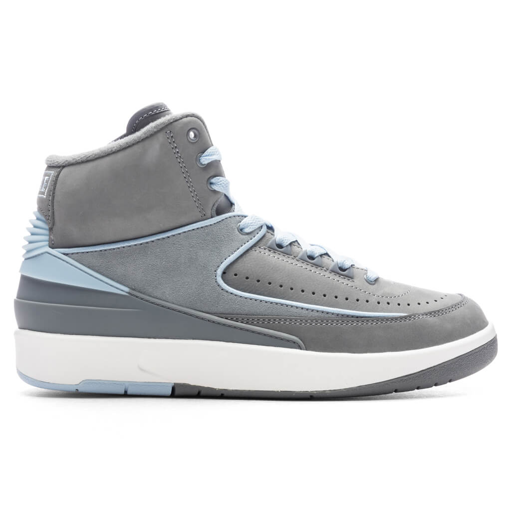Women's Air Jordan 2 Retro - Cool Grey/Ice Blue