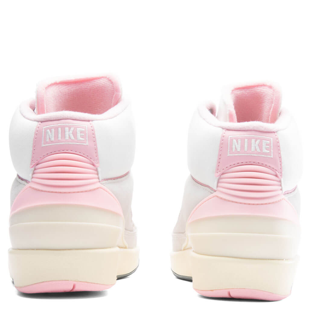 Women's Air Jordan 2 Retro 'Soft Pink' - Summit White/Gym Red/Medium Soft Pink