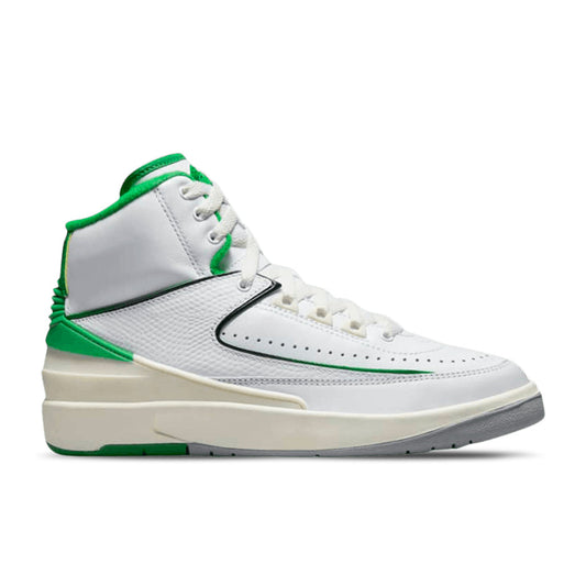 Air Jordan 2 Retro (GS) - White/Lucky Green/Sail