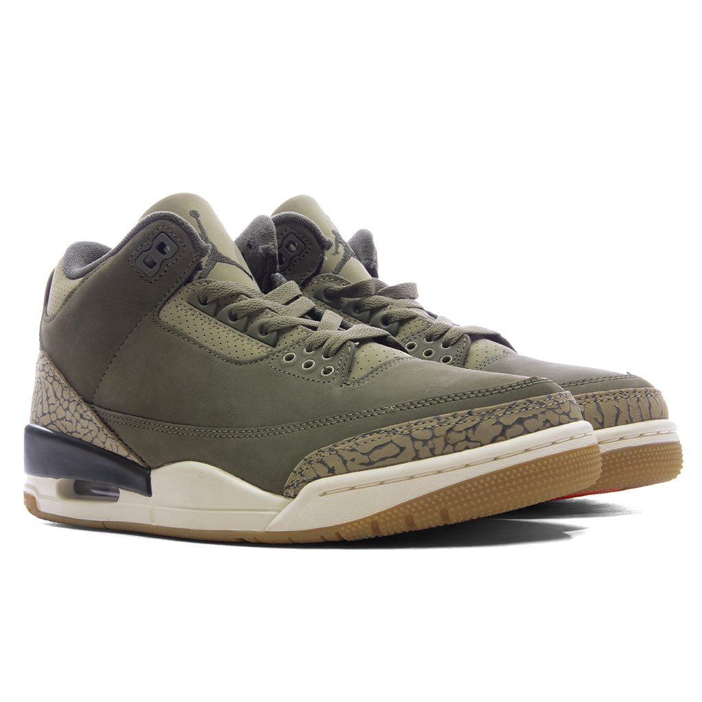 Air Jordan 3 Retro 'Family Affair' - Medium Olive/Sequoia/Neutral Olive