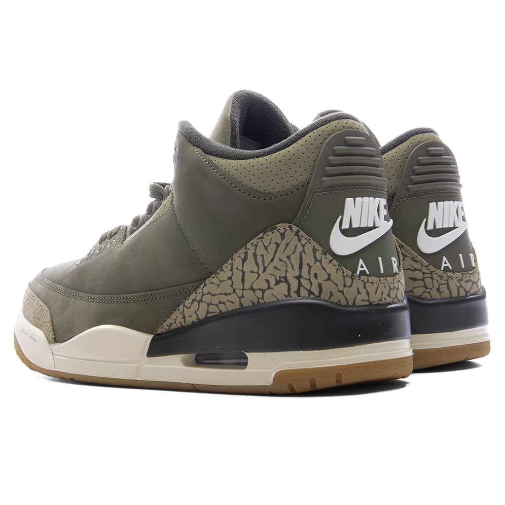 Air Jordan 3 Retro 'Family Affair' - Medium Olive/Sequoia/Neutral Olive