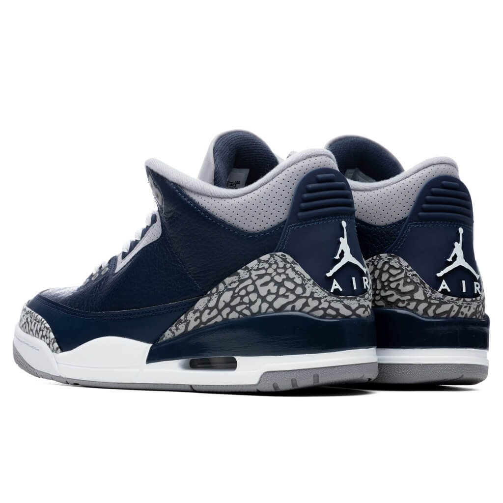 Air Jordan 3 Retro - Midnight Navy/Cement Grey