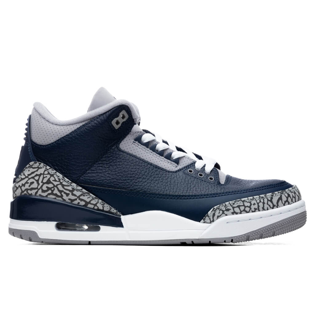 Air Jordan 3 Retro - Midnight Navy/Cement Grey
