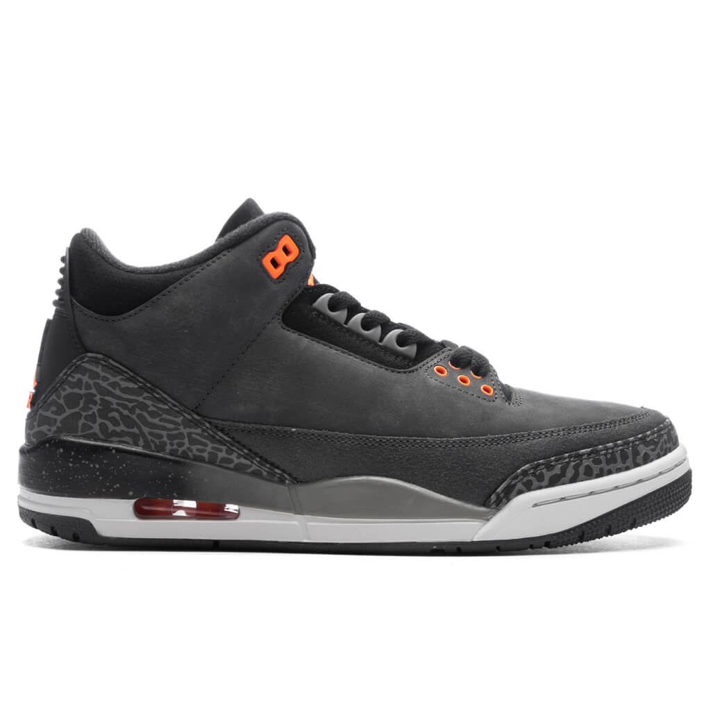 Air Jordan 3 Retro 'Fear' - Night Stadium/Total Orange/Black