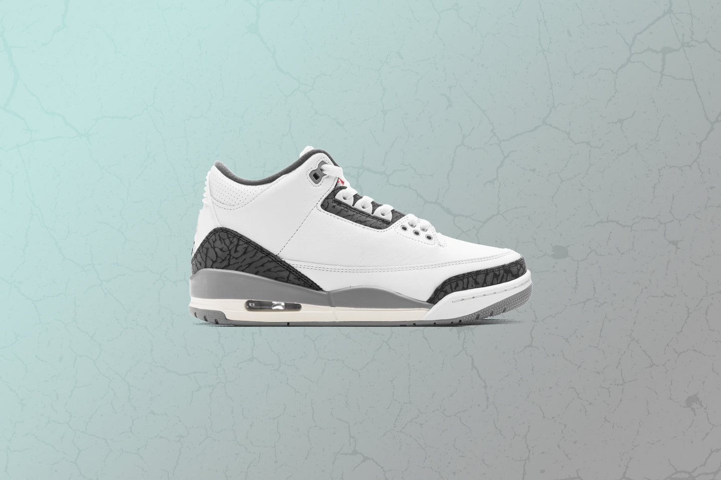 Air Jordan 3 Retro 'Grey Cement' - Summit White/Fire Red/Cement Grey