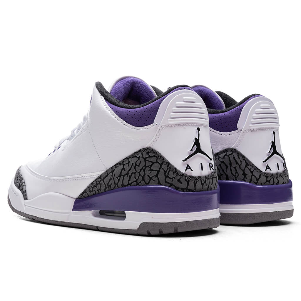 Air Jordan 3 Retro - White/Black/Dark Iris