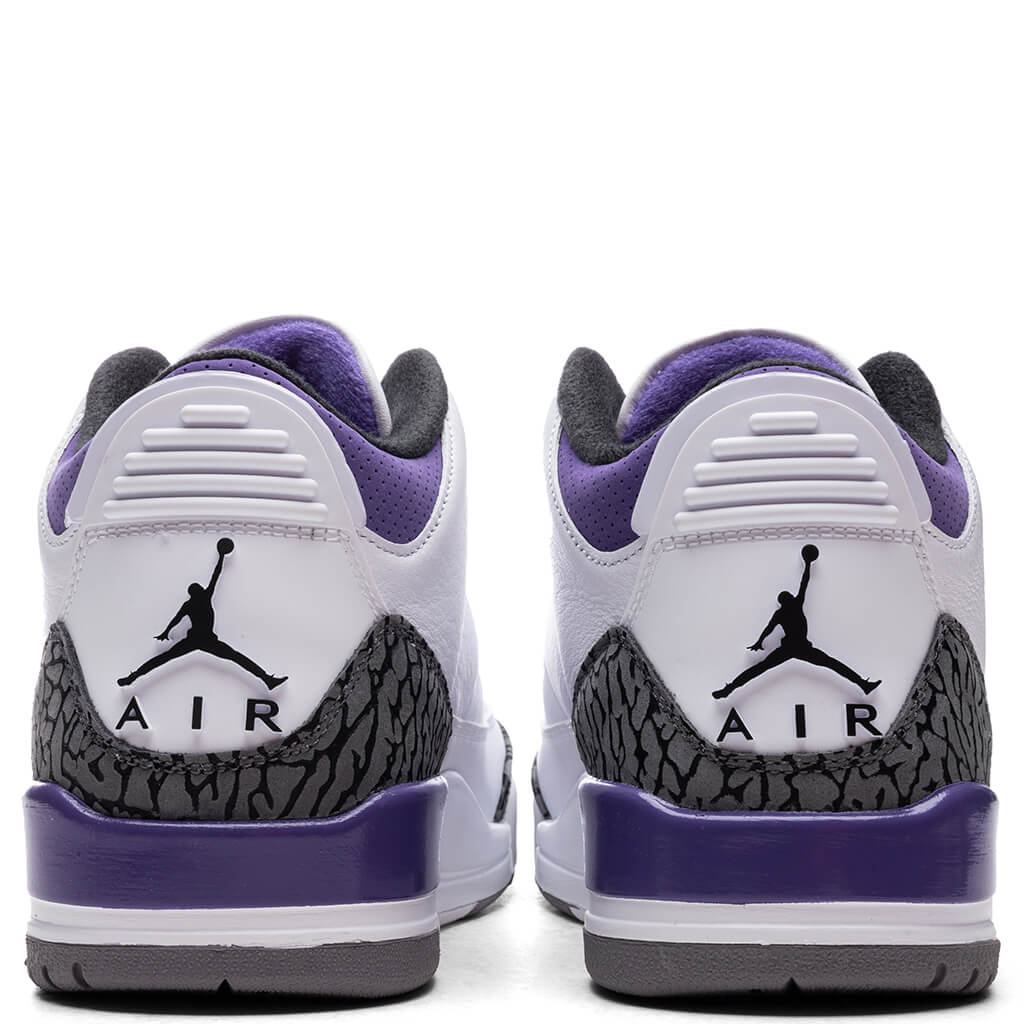Air Jordan 3 Retro - White/Black/Dark Iris