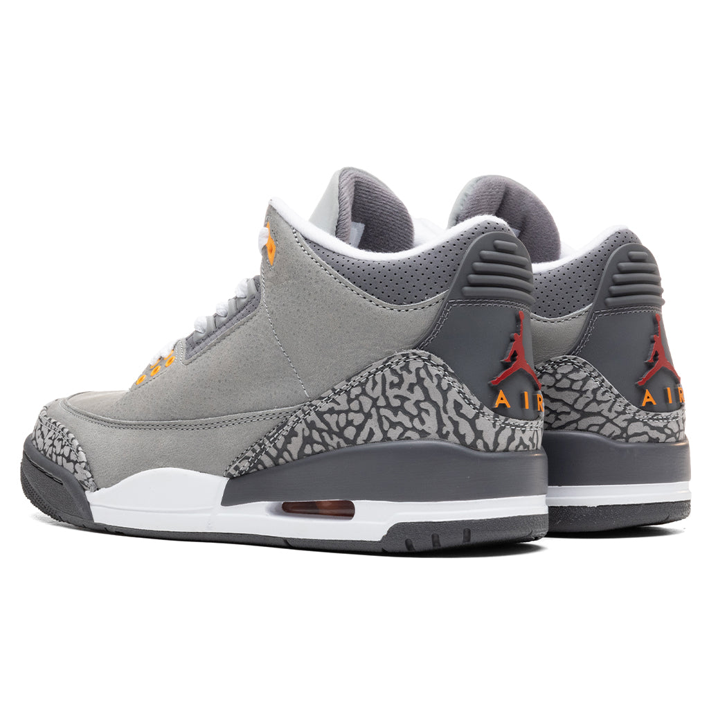 Air Jordan 3 Retro "Cool Grey" - Silver/Sport Red