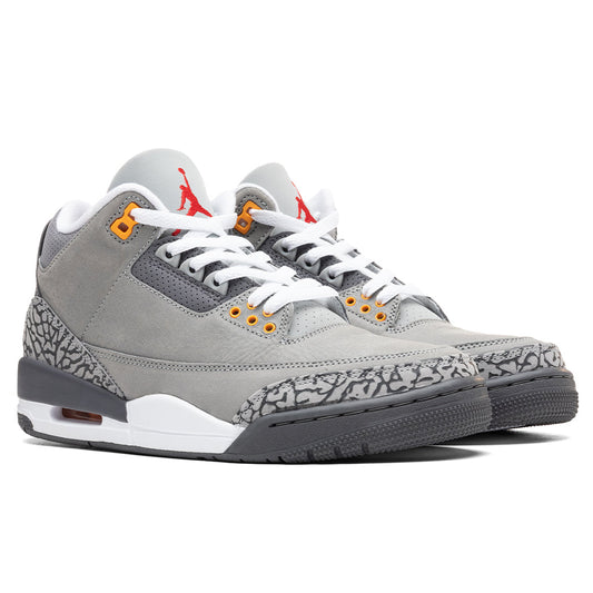 Air Jordan 3 Retro "Cool Grey" - Silver/Sport Red