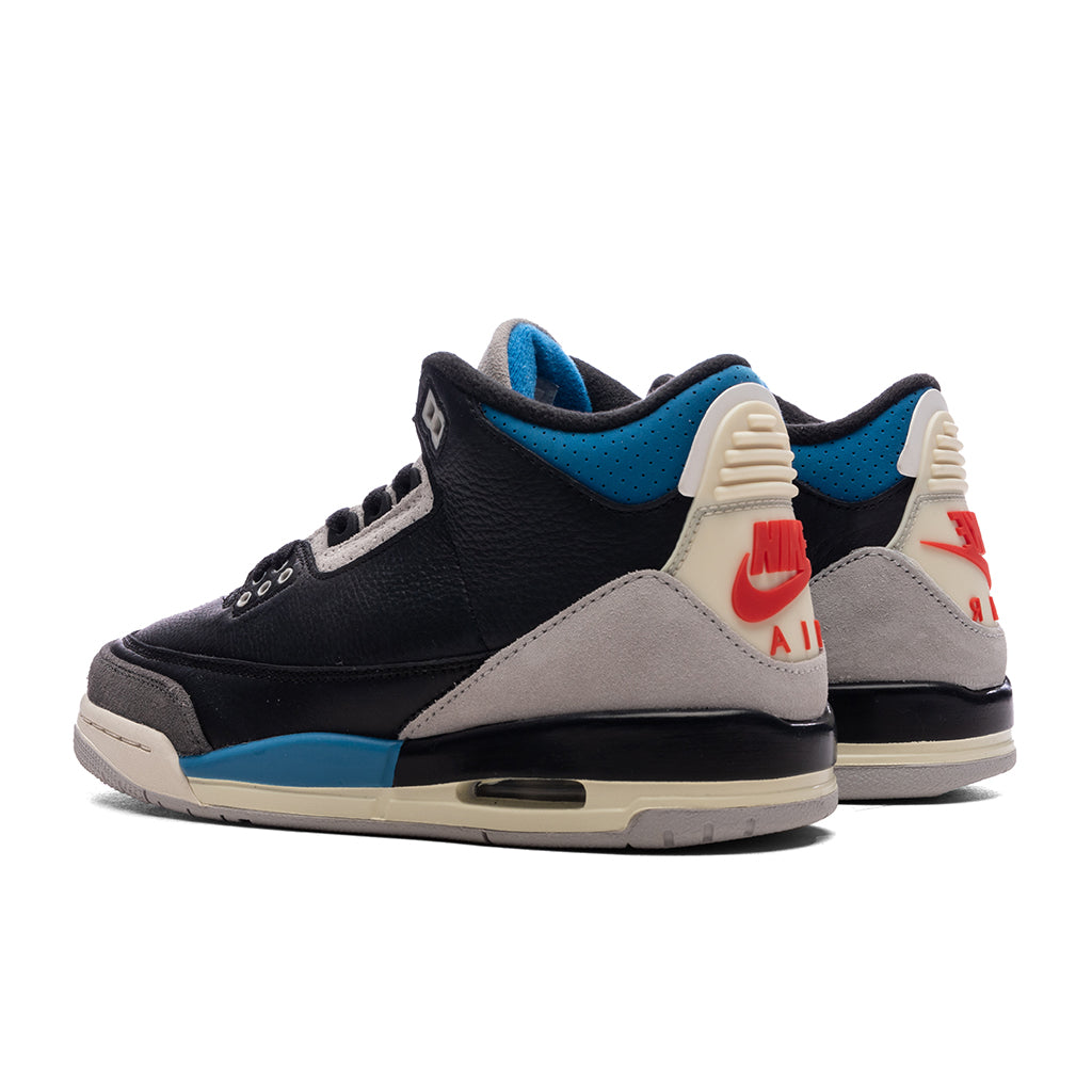 Air Jordan 3 Retro OG 'Rare Air' (GS) - Black/Chile Red/Neutral Grey