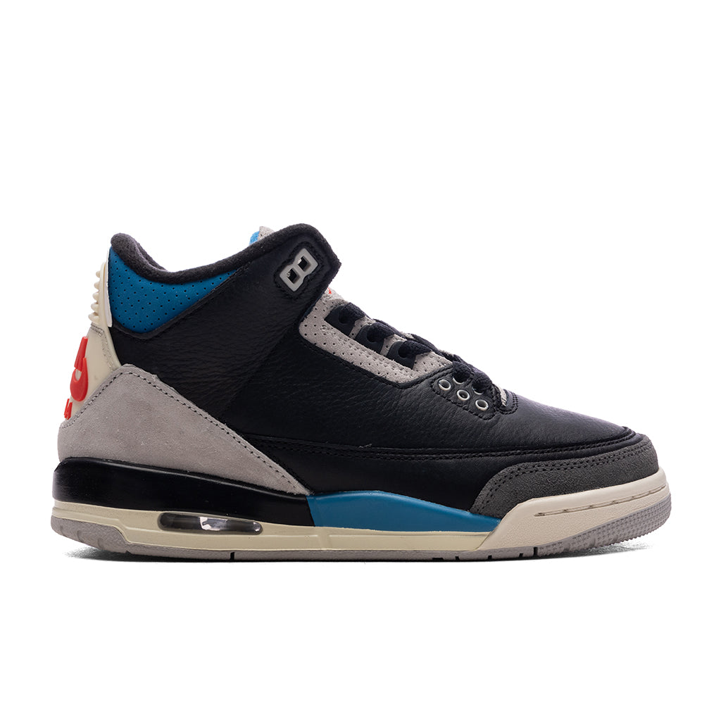 Air Jordan 3 Retro OG 'Rare Air' (GS) - Black/Chile Red/Neutral Grey