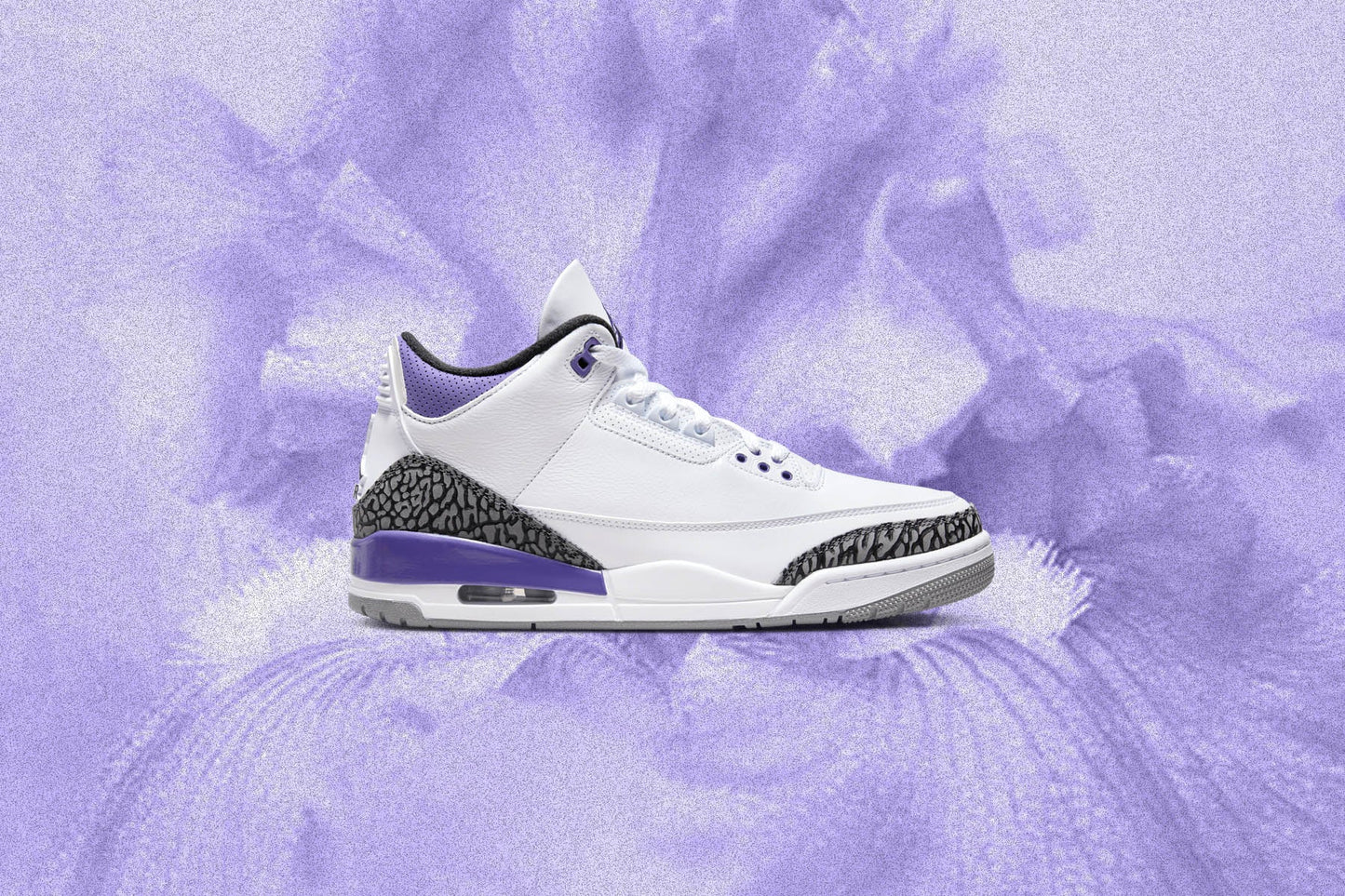 Air Jordan 3 Retro - White/Black/Dark Iris