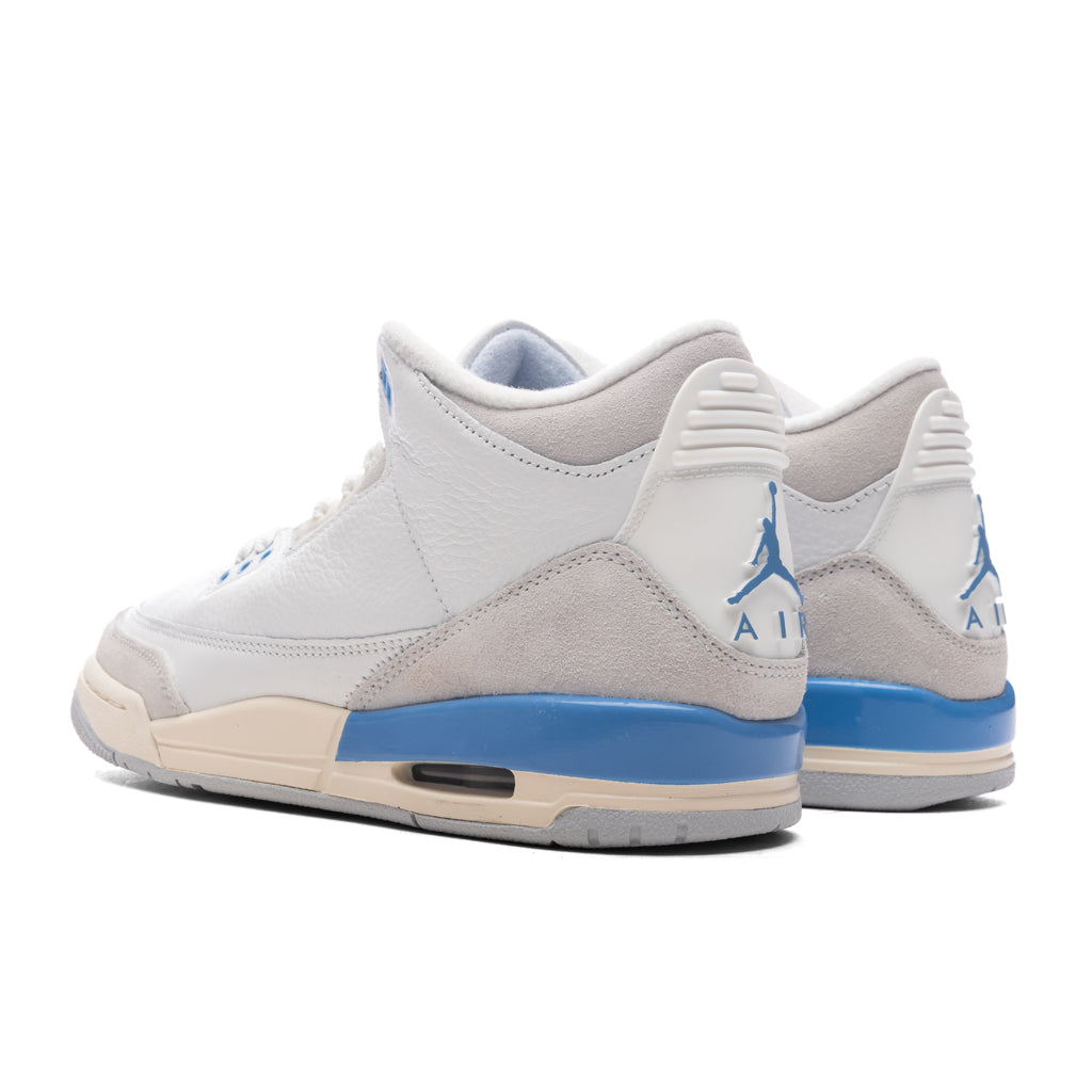 Air Jordan 3 Retro 'Lucky Shorts' (GS) - Summit White/Hydrogen Blue/Legend Blue