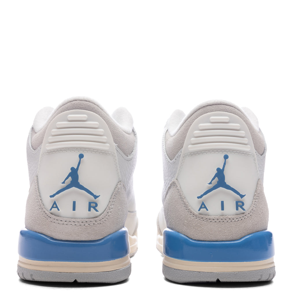 Air Jordan 3 Retro 'Lucky Shorts' (GS) - Summit White/Hydrogen Blue/Legend Blue