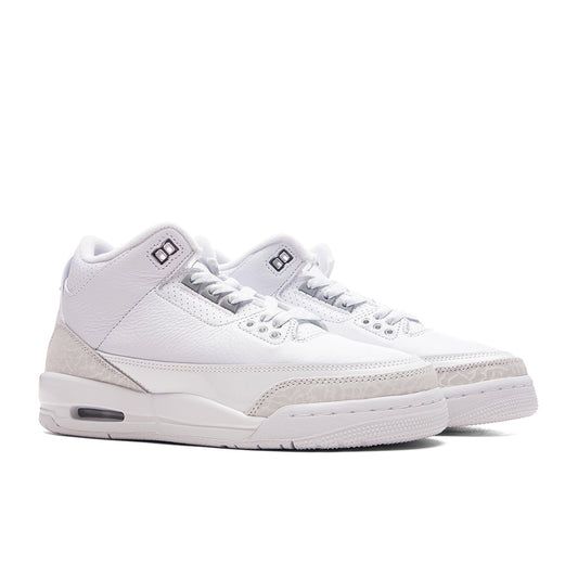 Air Jordan 3 Retro 'Pure Money' (GS) - White/Metalic Silver