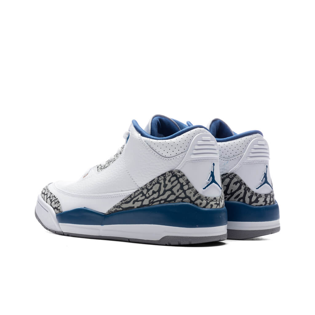 Air Jordan 3 Retro (PS) True Blue and Copper - White/Metallic Copper/True Blue