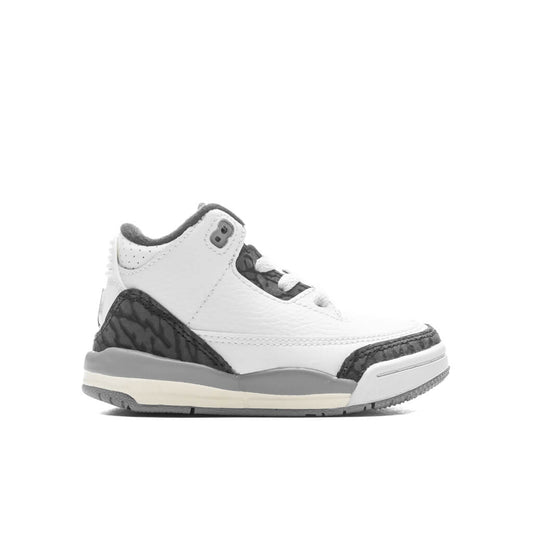 Air Jordan 3 Retro (TD) - Summit White/Fire Red/Cement Grey