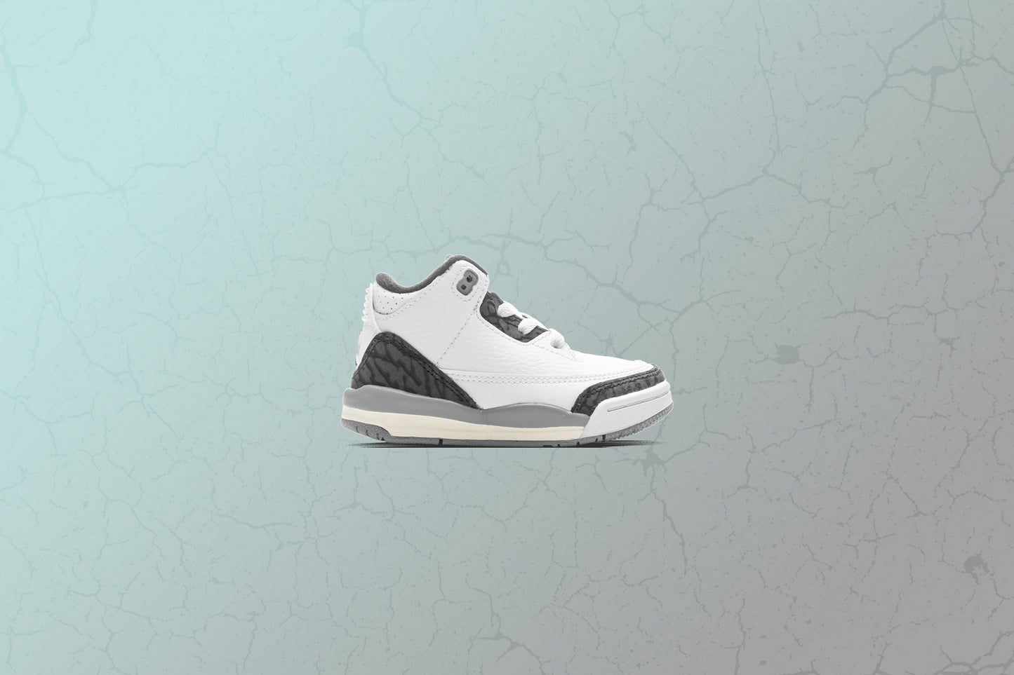 Air Jordan 3 Retro (TD) - Summit White/Fire Red/Cement Grey