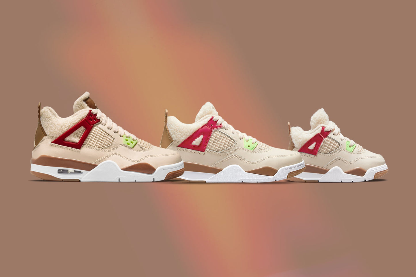 Air Jordan 4 Retro (GS) - Pearl White/Dark Driftwood