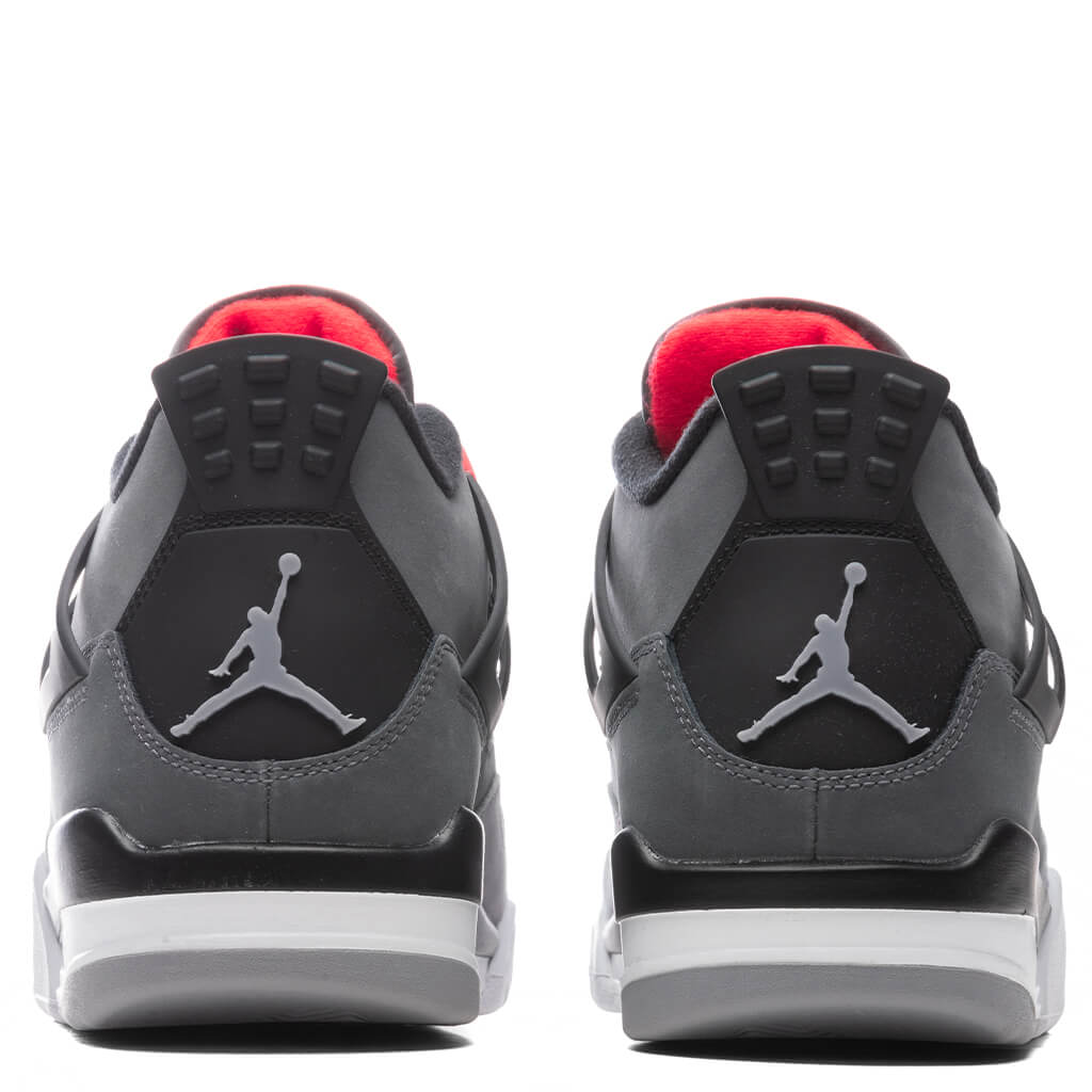 Air Jordan 4 Retro 'Infrared' - Dark Grey/Infrared 23/Black Cement Grey