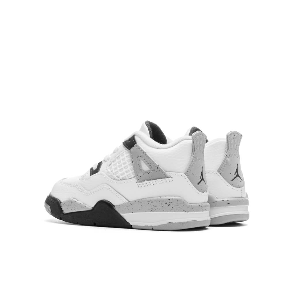 Air Jordan 4 Retro (TD) - White/Midnight Navy/Light Smoke Grey