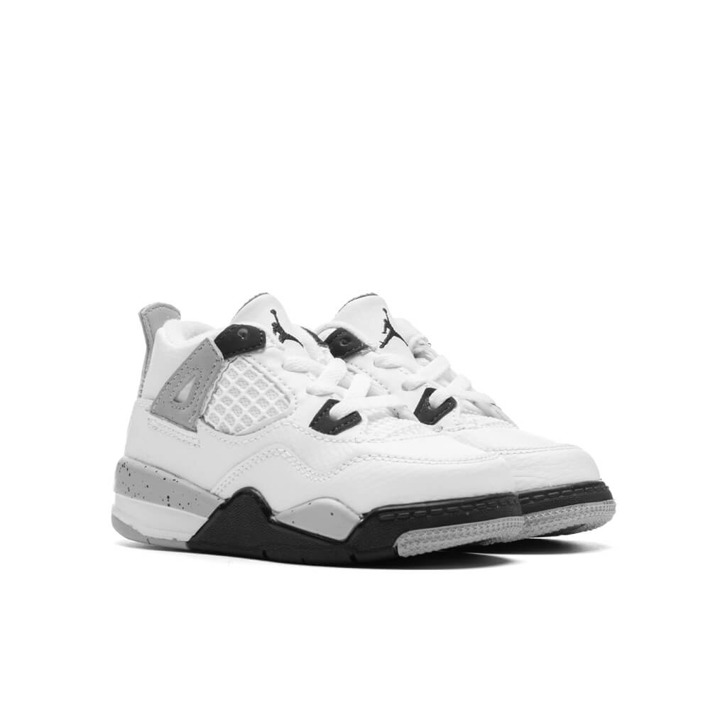 Air Jordan 4 Retro (TD) - White/Midnight Navy/Light Smoke Grey