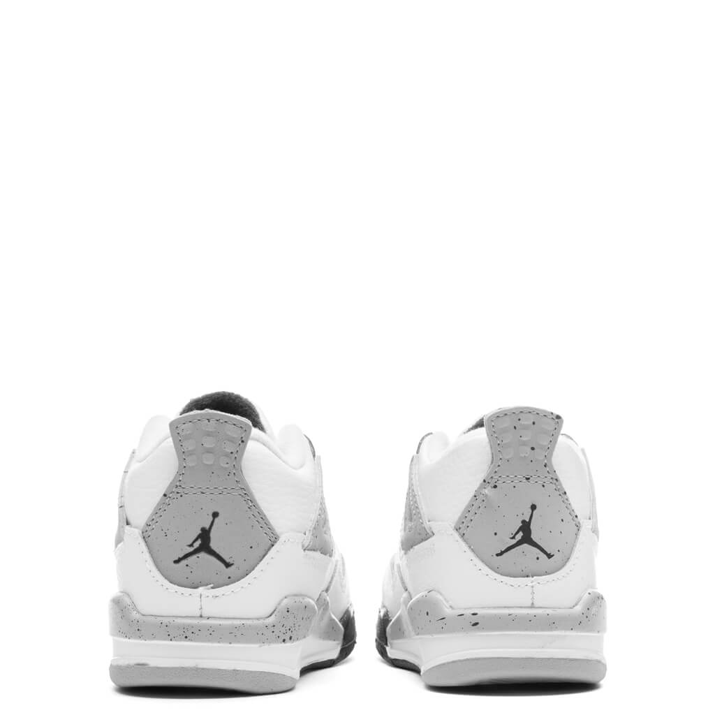Air Jordan 4 Retro (TD) - White/Midnight Navy/Light Smoke Grey